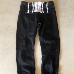 Lululemon Cropped Black High-Waisted Pants